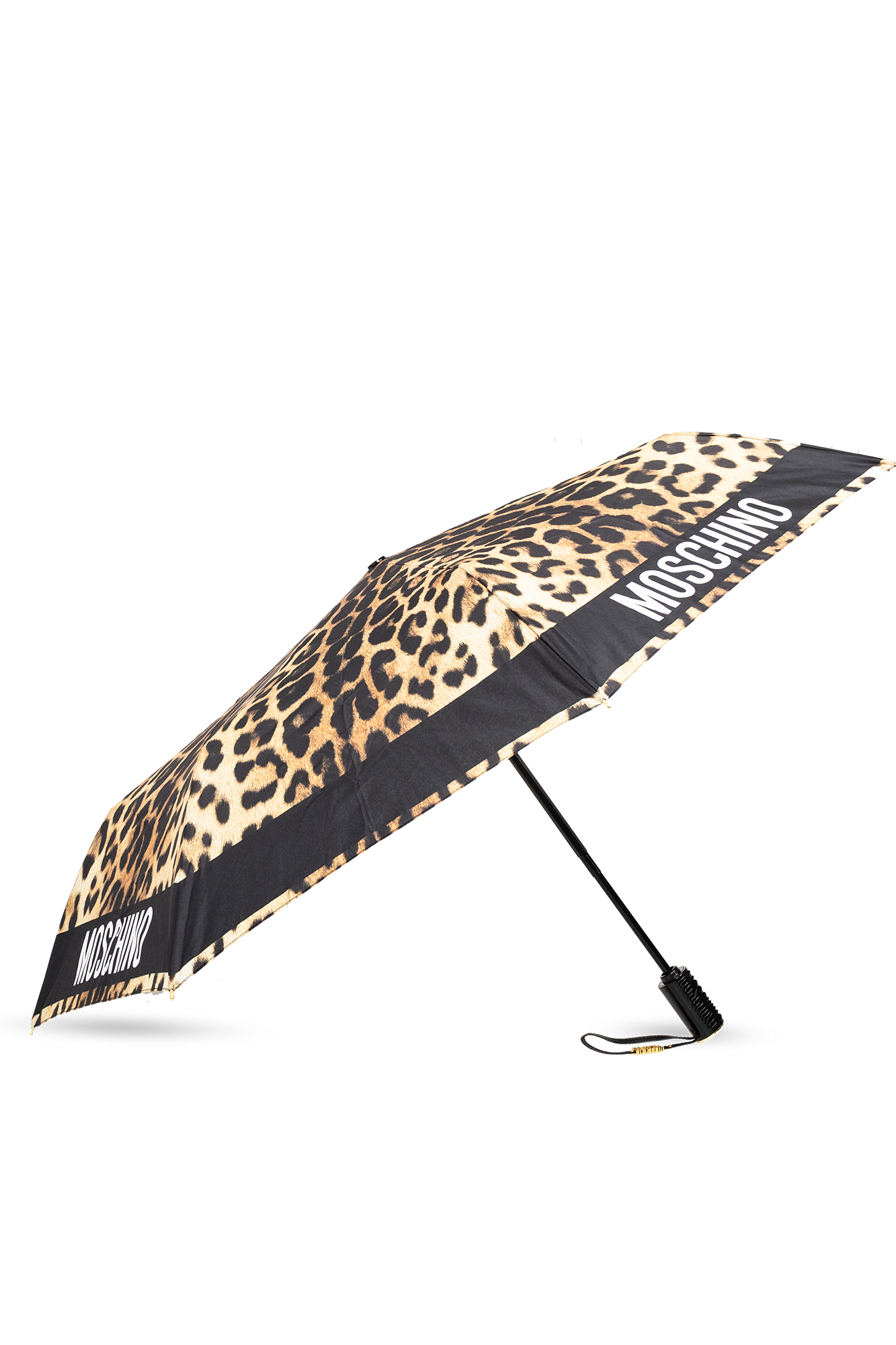 棕色Umbrella with logo Moschino - Vitkac 中国